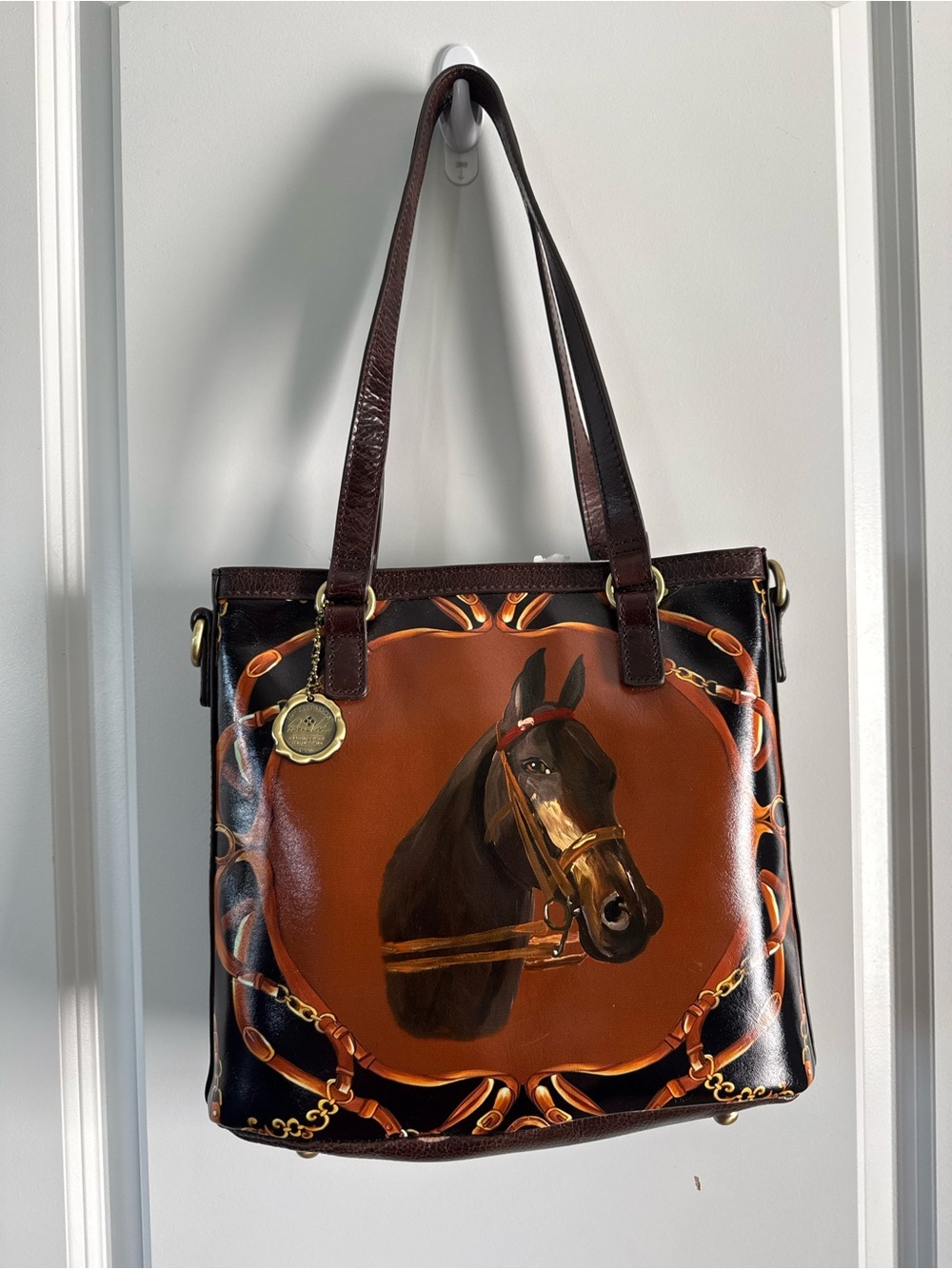Patricia Nash 10th Anniversary Horse Portrait Lundy Bag